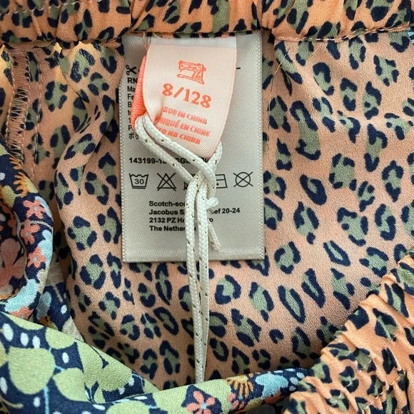 Scotch & Soda Girls Drapey Trouser Printed Pant NWT - Picture 7 of 7